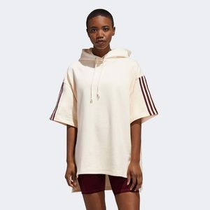 Adidas x Ivy Park Ecru Short Sleeve Hoodie XS